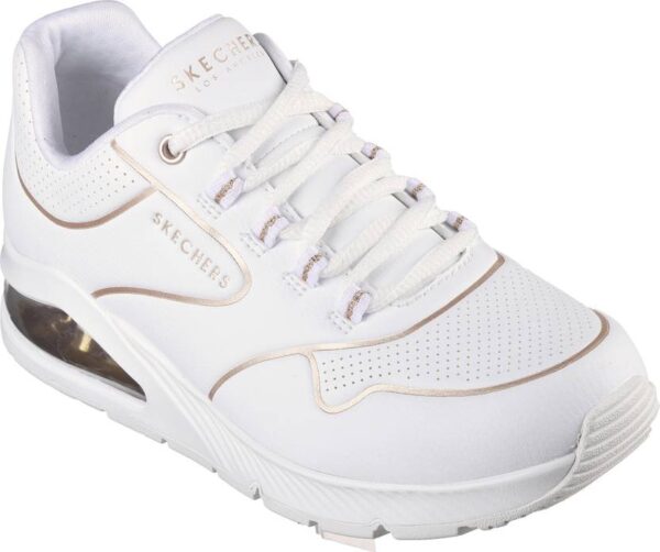 UNO 2 - GOLDEN TRIM Sneakers For Women??(White , 4)