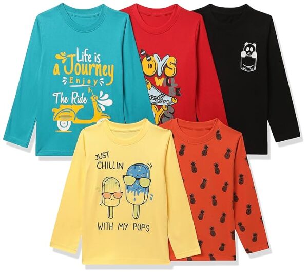 T2F Boy's Regular Fit T-Shirt