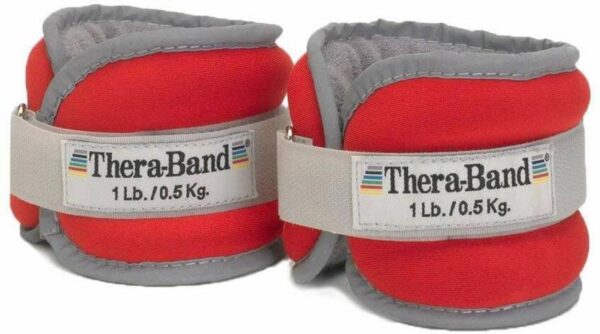 Comfort Fit Ankle Wrist Cuff Wrap Walking Weight Set Each Set of 2-2 Pounds Boys & Girls Wrist Band??(Red, Pack of 1)