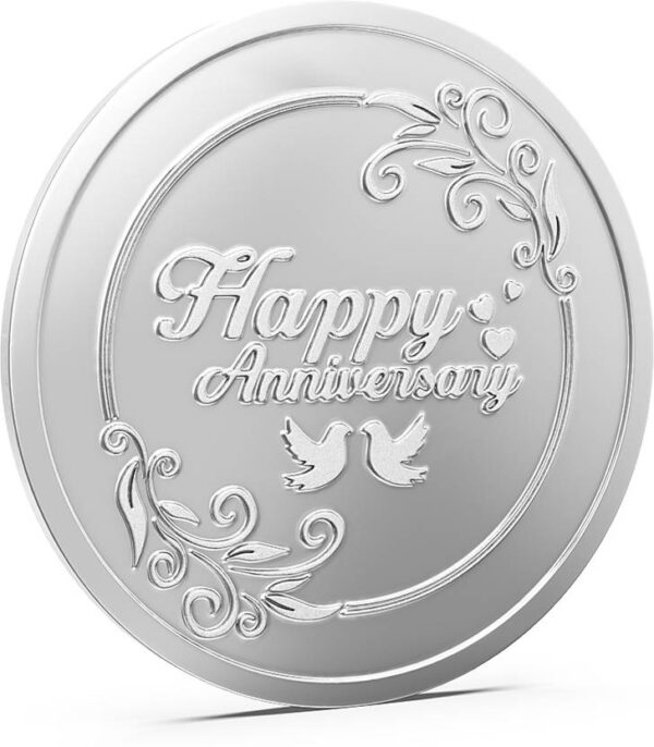 Aspect Bullion & Refinery Happy Anniversary 50 g Silver Coin