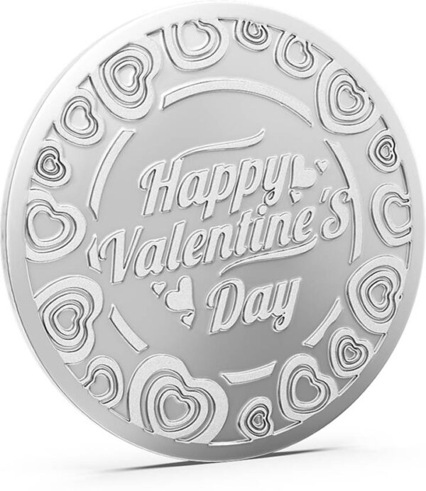 Aspect Bullion & Refinery Happy Valentine Day S 999 20 g Silver Coin